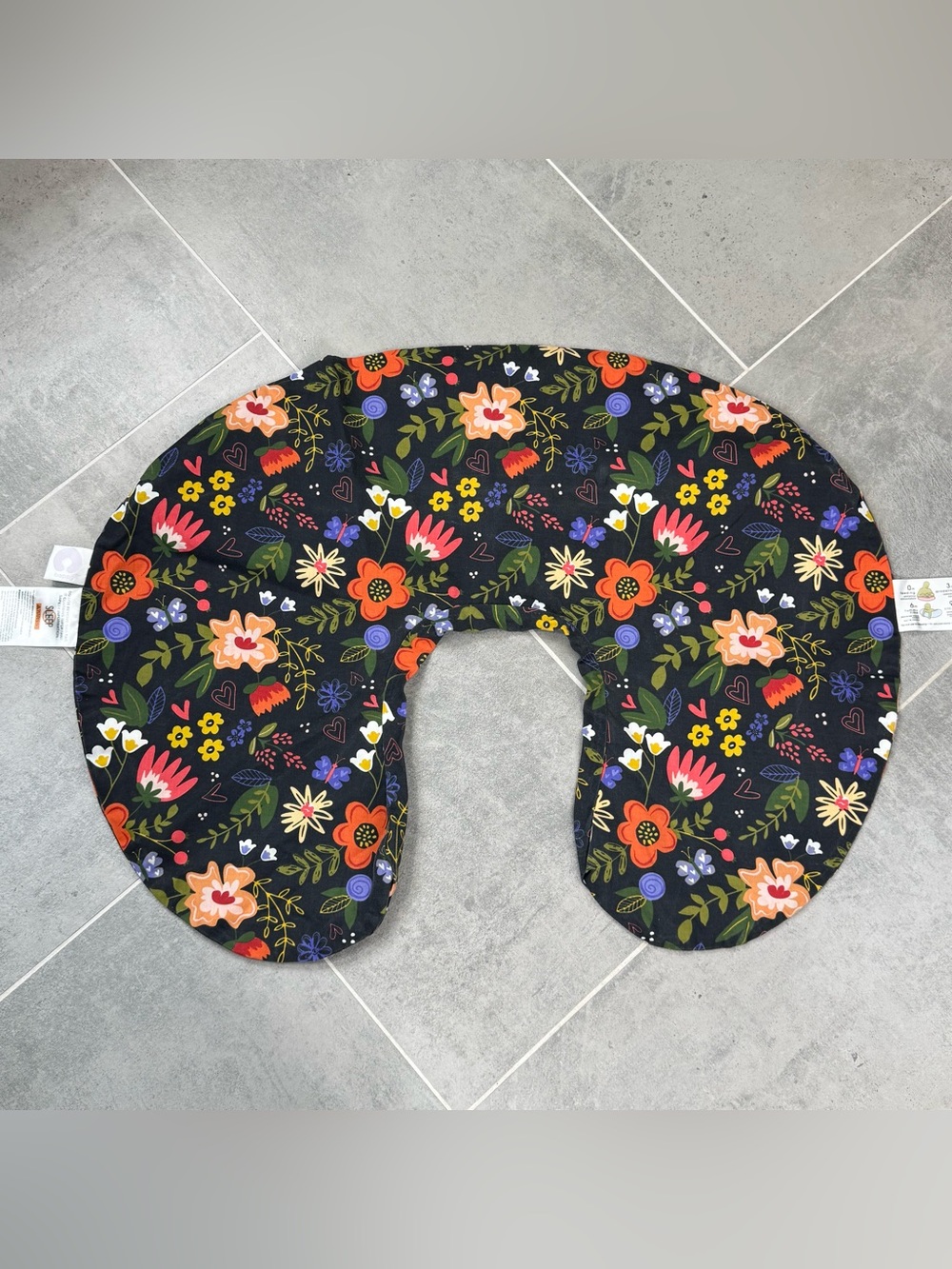 Boppy floral nursing pillow - cover only